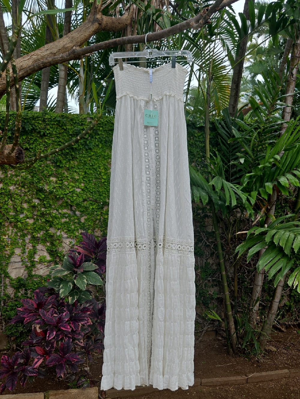 CHIO DI STEFANIA D Strapless Maxi Dress